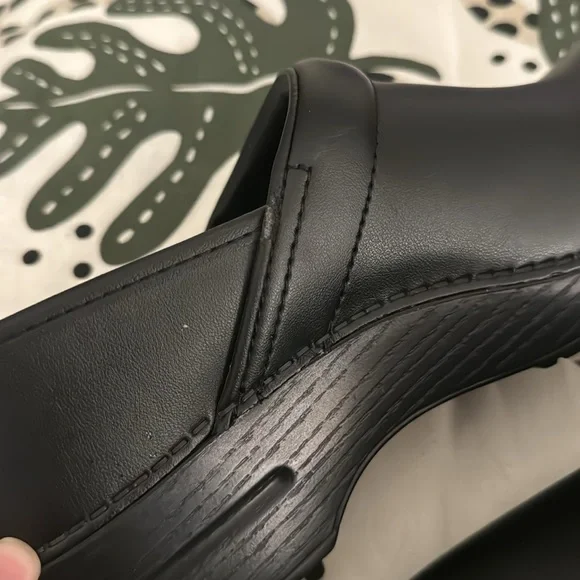 Dansko Black Leather Clogs - Picture 6 of 9